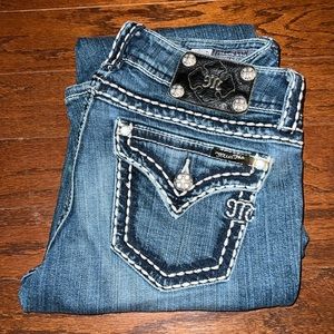 Miss Me bootcut jeans, size 28 waist